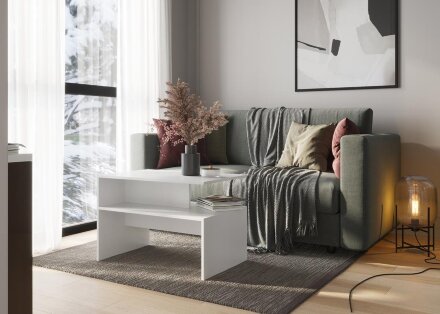 Журнальный стол Парус, белый 