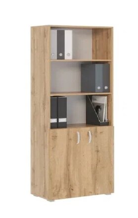 Стеллаж Офис 800 5 полок, с дверями 