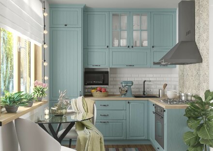 Кухня Кантри (роял вуд голубой)  