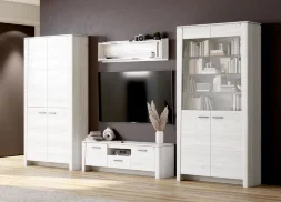 Шкаф-витрина двухдверный Мальта, Дуб винтерберг